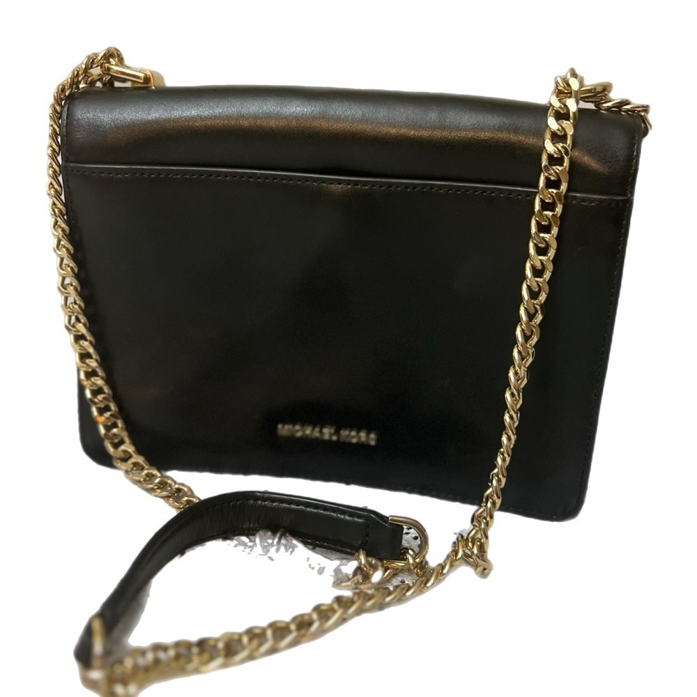Michael Kors Black Crossbody Bag with Gold Chain - Picture 2 of 7